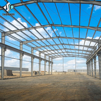 Atelier industriel préfabriqué sur mesure à faible coût, structure en acier métallique, hangar préfabriqué, bâtiment modulaire, entrepôt