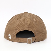 Harga Pabrik Grosir Desain Kustom Topi Katun Pria Musim Dingin Patch Tenun Corduroy Gorras Berkualitas Tinggi 5 Panel Snapback Caps