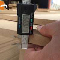 Panneau de fibres de bois de densité moyenne (MDF) de 5mm 25mm brut pour meubles de maison modernes E0 formaldéhyde pour la fabrication de portes intérieures