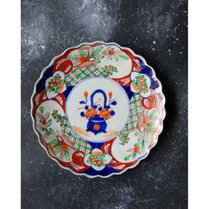 Juego de Platos Rectangulares de Cerámica Imari de Estilo Bohemio Moderno, Platos Rectangulares Planos Pintados a Mano con Diseño de Corazón para Hoteles, Personalizables - Product Image 1