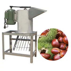 Durable Automatic Chestnut Hard Stab Sheller Chestnuts Shelling Machine Raw Chestnut Peeling Machine