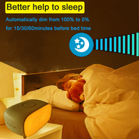 Sunrise Wecker Sunrise Simulation Weck licht Drahtloses Ladegerät BT Lautsprecher White Noise Machine Nachtlicht Ideale Geschenke