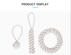 Commercio all'ingrosso Corda di Cotone Giocattoli di Masticazione Del Cane Denti Puliti Durevole Giocattoli Del Cane - Product Image 4