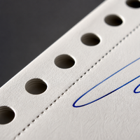 Papier autocopiant durable blanc brillant à surface lisse pour commandes commerciales