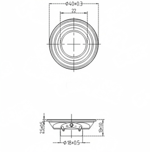 40Mm 4Ohm 2W Đầy Đủ Phạm Vi Âm Thanh Loa Bass Loa Micro Loa Cho Bộ Khuếch Đại Âm Thanh - Product Image 2