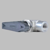 Vanne à boisseau sphérique manuelle à haute pression en acier inoxydable 316L, filetage femelle, 6000 psi, NPT 1/4\", 3/8\", 1/2\", 2 voies, panneau de mesure forgé