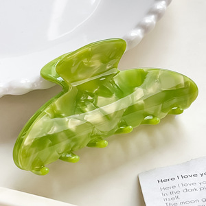 Lumiara Large Acrylic Hair Claw Clip-European American Style Shark Clip Flower Back <b>Head</b> Bun <b>Styling</b> High-end Minimalist Hair - Product Image 5