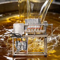 Prix bon marché automatique filtre à huile de noix de coco tournesol système de filtration d'huile d'arachide HJ-YL50
