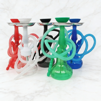 Chichas jetables portables, ensemble de chichas, chicha à usage unique, design miniature en plastique, chicha de voyage en plastique, vente en gros