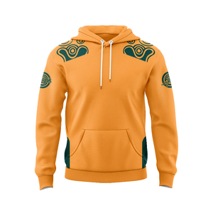 Conjunto de Ropa para Fanáticos del Rugby NRL, Sudadera con Capucha Unisex, Camiseta Polo, Camiseta sin Mangas, Estampado Sublimado Naranja y Verde, Poliéster Transpirable para Todas las Temporadas - Product Image 6