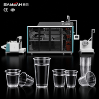 Machine de thermoformage pour gobelets en plastique jetables, machine de fabrication de gobelets à café en PP, PET, PS, contenants alimentaires
