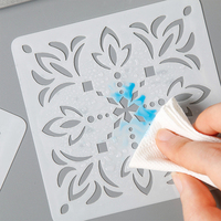 Pochoirs floraux personnalisés en PET de haute qualité, modèles de peinture pour journalisation et scrapbooking, conception sur mesure, rapide et respectueux de l'environnement