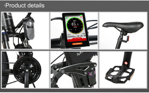 Vélo électrique pliable SAMEBIKE LO26-II en alliage d'aluminium, moteur sans balais haute vitesse 250W900D, stock UE - Product Image 3