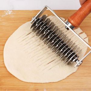 Rouleau à pâtisserie professionnel en acier inoxydable, écologique, compatible lave-vaisselle, pour la pâtisserie, les biscuits, les tartes et les croûtes - Product Image 4