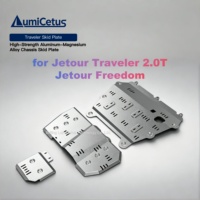 Plaque de protection de châssis en alliage d'aluminium haute résistance légère pour Jetour Traveler 2.0T et Jetour Freedom (5 et 8 mm)