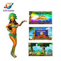 Jeu d'arcade vidéo Fun Coin Operated Fruit King à écran tactile avec construction métallique, en anglais, pour salles de jeux
