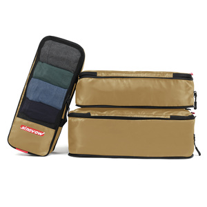 Organisateur de voyage personnalisé, cubes de rangement pour bagages légers avec fenêtre en maille pour vêtements, articles de toilette, voyage, rangement à domicile - Product Image 3