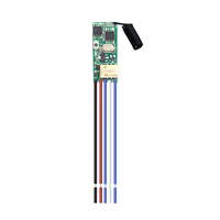 Interrupteur à distance sans fil Qiachip KR1201MINI2-4 1 canal, relais 433Mhz 3V-5V, module récepteur RF miniature, interrupteur lumineux LED