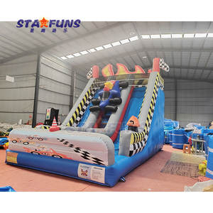 Tobogán Inflable Comercial con Temática <span class=keywords><strong>de</strong></span> Autos <span class=keywords><strong>de</strong></span> Carreras, Tobogán Acuático Inflable para Niños, Castillo Inflable <span class=keywords><strong>en</strong></span> <span class=keywords><strong>Venta</strong></span> - Product Image 2