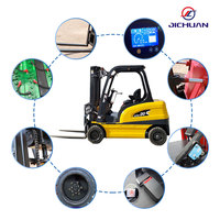Chariot élévateur électrique complet 1,5 tonne AGV, transpalette, nouvelle énergie, batterie lithium, pour entrepôts et ateliers de réparation, Jichuan, garantie 1 an