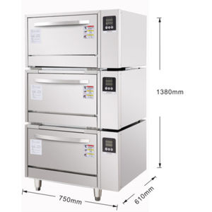 Kommerzieller Reiskocher 3-lagiges Restaurant für gewerbliche Küchen ausstattung - Product Image 6