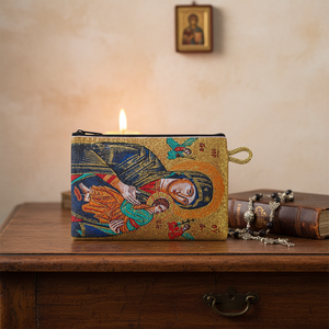 Iconographic-cartera tejida para mujer, bolso con diseño de icono de ayuda perpetuo - Product Image 2