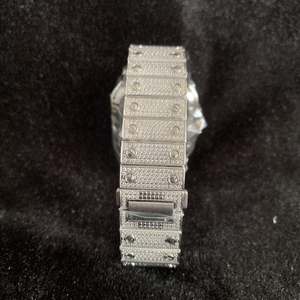 Relojes de Hip Hop con Diamantes, Relojes Automáticos Mecánicos con Diamantes VVS Moissanite, Reloj que Pasa la Prueba del Diamante - Product Image 3