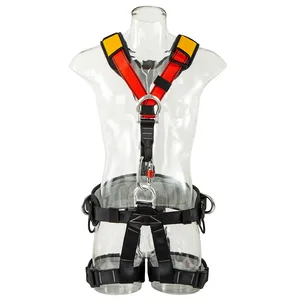 5 Point Altitude Protection Equipment Rock Climbing Harness Full Body Safety Belt Full Body Safety Harness