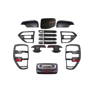 ชุดแต่งพลาสติกทั้งคันสำหรับฟอร์ด เรนเจอร์ ไวลด์แทรค T8 ปี 2019-2021 สีดำด้าน อุปกรณ์ตกแต่งภายนอกแบบกำหนดเอง - Product Image 1