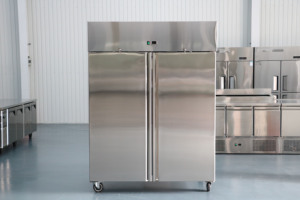 מטבח בית מלון נירוסטה מסחרי זקוף דלת צרפתית חזה מקפיא זקוף זקוף - Product Image 3