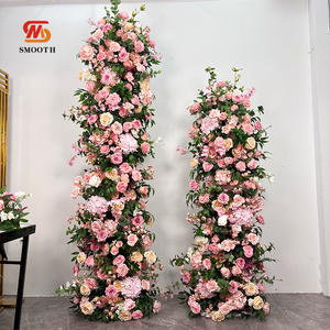 Arche florale LEDA rose ivoire pour événements de mariage, arrangement floral, centre de table, arche de fond, décoration de scène - Product Image 1