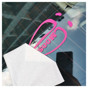 สติกเกอร์ติดรถยนต์กันน้ำ ทนรังสียูวี แบบไดคัท สำหรับติดกันชนรถยนต์ กระจกหน้ารถ ไวนิล ติดกระจกรถยนต์ สติกเกอร์แบบกำหนดเอง - Product Image 5