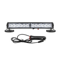 Barre lumineuse stroboscopique de toit magnétique de lumière d'avertissement de LED rechargeable superbe pour des véhicules de camion