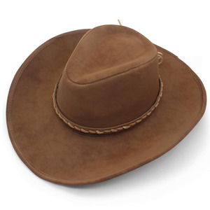 Nuevos Sombreros de Equitación Personalizados de Cuero PU para Exteriores - Sombreros Vaqueros para Hombre de Alta Calidad, de Secado Rápido y Transpirables, Personalizables - Product Image 3