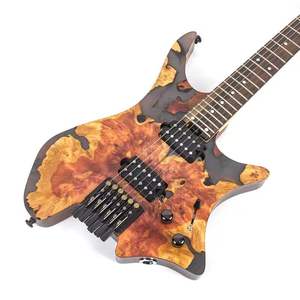 Dimebag phong cách redburst Guitar điện với Maple trở lại/bên và Rosewood Fingerboard Headstock Wash. Bu. N Vận chuyển nhanh - Product Image 5
