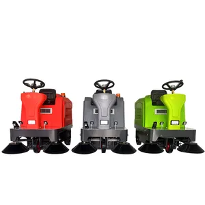 2024 New Automatic Street Floor Dust Cleaning Vacuum Sweeper Riding Sweeper Truck
