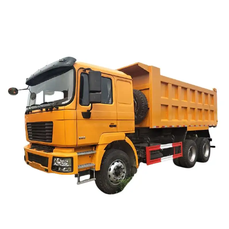 סין כבד Camion משמש 6x4 Shacman Dump משאית