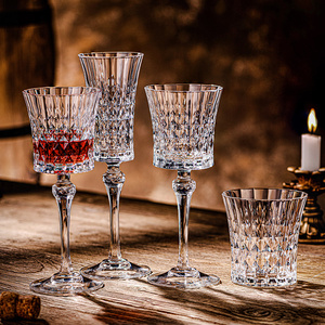 High Quality Luxury 160ml Diamond <strong>Flute</strong> <strong>Champagne</strong> Glass <strong>Classic</strong> Reusable Transparent Wine Glass <strong>Classic</strong> Goblet - Product Image 2