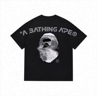 T-shirt Homme de Marque Tendance Nouvelle Collection Qualité Supérieure Style Décontracté Imprimé Bapees T-shirt Sport Décontracté Vente en Gros