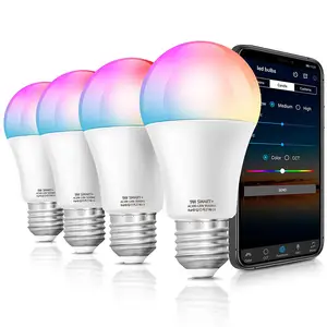 HSX Alexa Tuya Smart Life Vintage bunt 7w 10w 13w 15w E26 E27 B22 ZigBee Wifi RGB LED Licht Tuya Smart Glühbirne von China