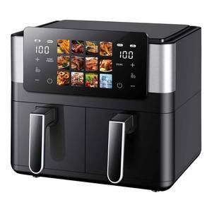 قلاية هوائية منزلية سعة 6 لتر من الفولاذ المقاوم للصدأ، أوتوماتيكية بالكامل، متعددة الوظائف، بسعة كبيرة ومرئية، تحكم باللمس، قوة 2000 واط - Product Image 4