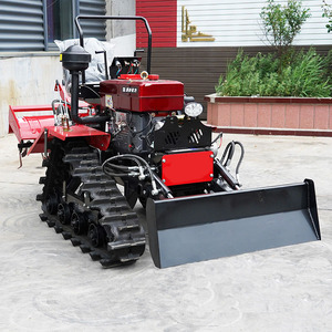<span class=keywords><strong>Trattore</strong></span> Cingolato Diesel da 35 CV con Fresa Rotante, Macchina Agricola Compatta per Serre, Frutteti, Piccoli Campi di Riso - Product Image 6