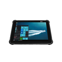 Ip65 Tablet kasar 10.1 inci 1200*1920 Ips Nfc tahan air Windows Tablet untuk penggunaan industri