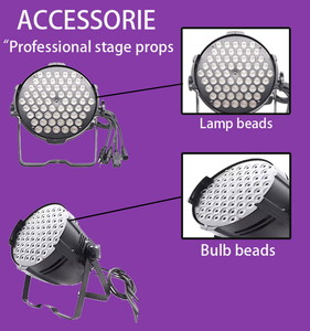 Projecteur LED <span class=keywords><strong>PAR</strong></span> RGB 3-en-1 d'intérieur 60 LED, blanc chaud, éclairage de scène pour concerts, discothèques et boîtes de nuit – Vente directe usine - Product Image 2