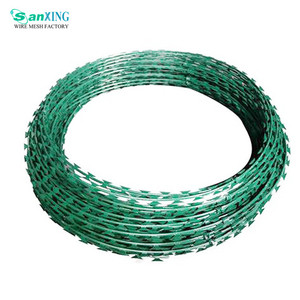 Alambre de Púas Galvanizado de Alta Protección, Tipo Bobina Cruzada, Tipo Lámina, para Cercas de Cuarentena, Alambre de Acero Inoxidable - Product Image 2