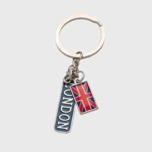 Portachiavi Souvenir di Londra JOYSON con Bandiera Union Jack, Autobus a Due Piani e Big Ben in Lega - Product Image 5