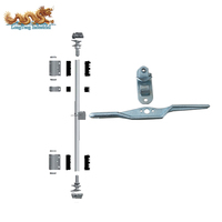 Barres de verrouillage robustes pour portes de conteneurs, cameles, retenues, poignées, verrous de pont, accessoires de fixation marine, pièces de quincaillerie
