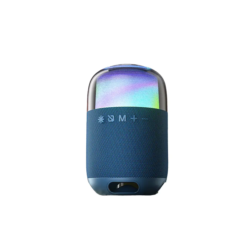 2023 Mini Hoge Kwaliteit Draagbare Subwoofer Draadloze Outdoor Bluetooth Speakers Met Usb Aux Rgb Led Verlichting Voor Partijen