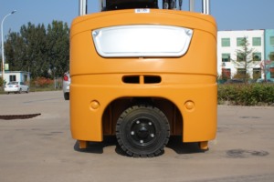 1.6 tấn 1.8 tấn 2 tấn điện ba bánh xe nâng 3 bánh xe nâng truckfor hẹp lối đi 3 điểm xe nâng cho kho - Product Image 6