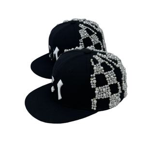 หมวกฮิปฮอปปีกแบนแบบใหม่ ออกแบบเองได้ ขายส่ง แฟชั่น ปักลาย 3 มิติ หมวกกีฬา หมวกแก๊ปแบบเรียบ ปรับขนาดได้ - Product Image 1